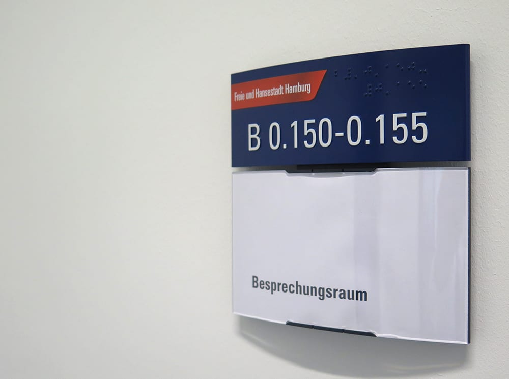Leadway August Prien Finanzbehörde Hamburg paperflex Türschild Leadway August Prien Finanzbehörde Hamburg paperflex Türschild