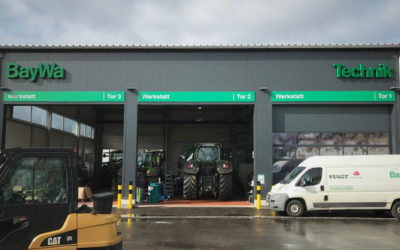BayWa Baustoffe & Technik – Beschilderungssystem für 2 Standorte