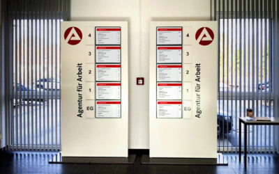 Agentur für Arbeit Kassel – Mit dem neuen Leitsystem zum richtigen Ziel