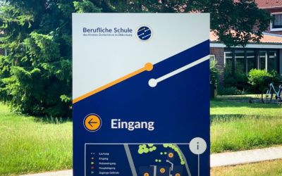 Außenleitsystem der BBS Oldenburg – Berufliche Schule des Kreises Ostholstein