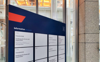 Bezirksamts Hamburg-Mitte – Erweiterung der Innenbeschilderung