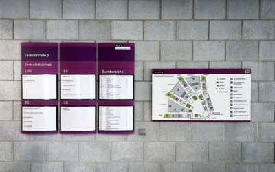 CAU Kiel – Neues Innenleitsystem der Universitätsbibliothek