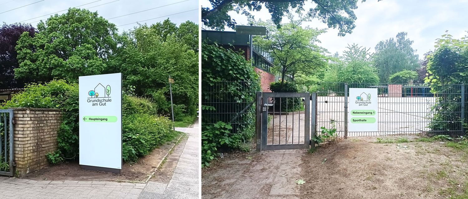 Grundschule-Am-Gut-Außenleitsystem