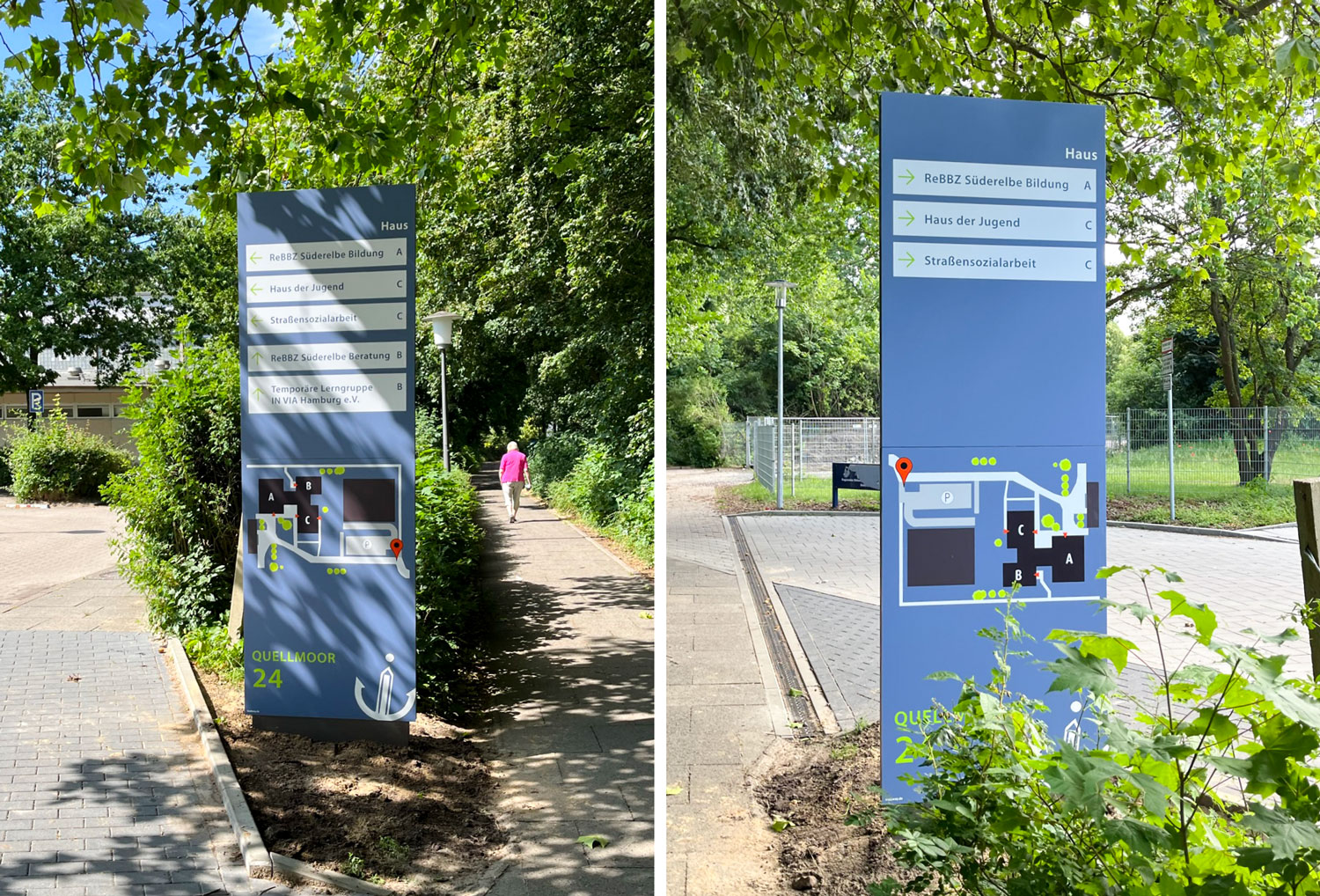 Außenleitsystem-ReBBZ-Süderelbe-Lageplan