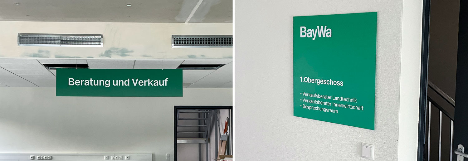 BayWa-Technik-Neuensalz-Standortgestaltung-Innenbeschilderung Leuchtwerbeanlagen Rosen ein strahlender Auftritt Blog-Thumbnail