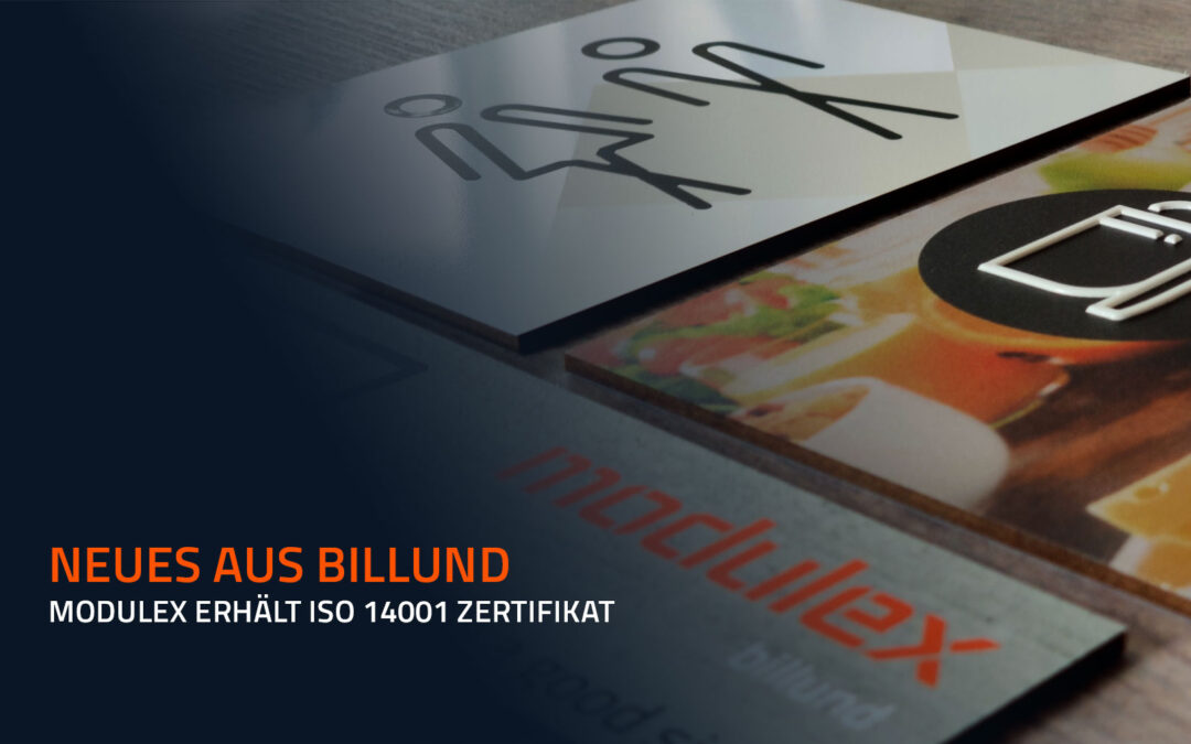 Neues aus Billund: Modulex erhält ISO 14001 Zertifikat