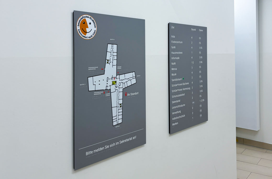 Gemeinschaftsschule-Kellingshusen-taktiler-Lageplan-Hauptwegweiser