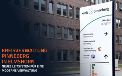 Kreisverwaltung Pinneberg in Elmshorn: Neues Leitsystem für eine moderne Verwaltung
