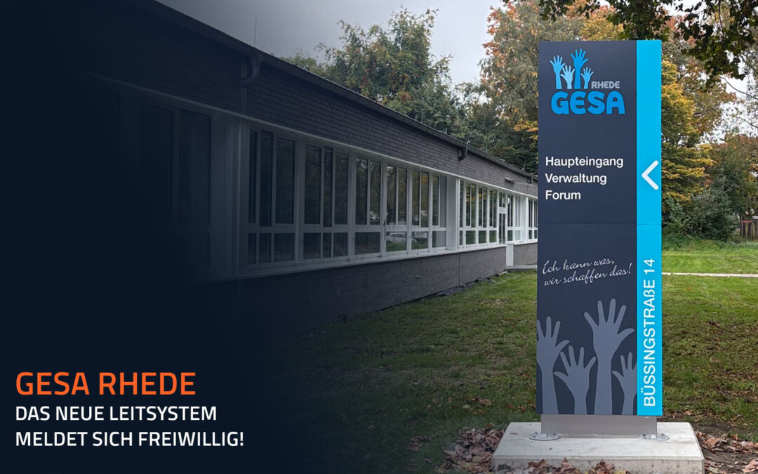 GESA Rhede: Das neue Leitsystem meldet sich freiwillig!