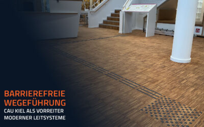 Barrierefreie Wegeführung: CAU Kiel als Vorreiter moderner Leitsysteme